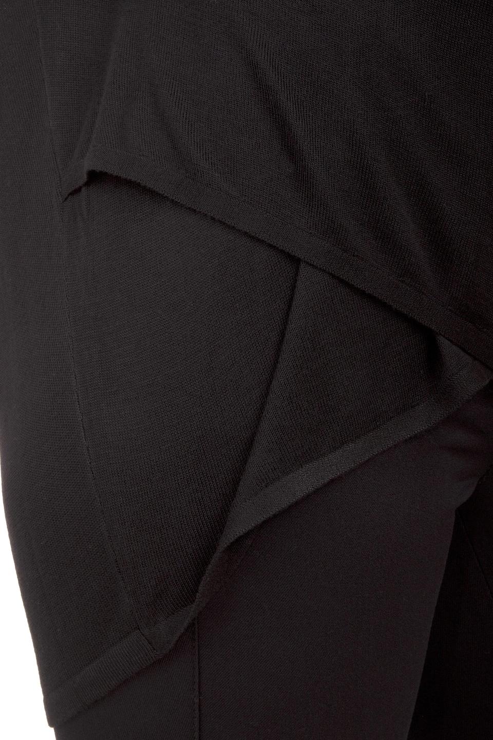 Пуловер Via Appia чёрный V-образный