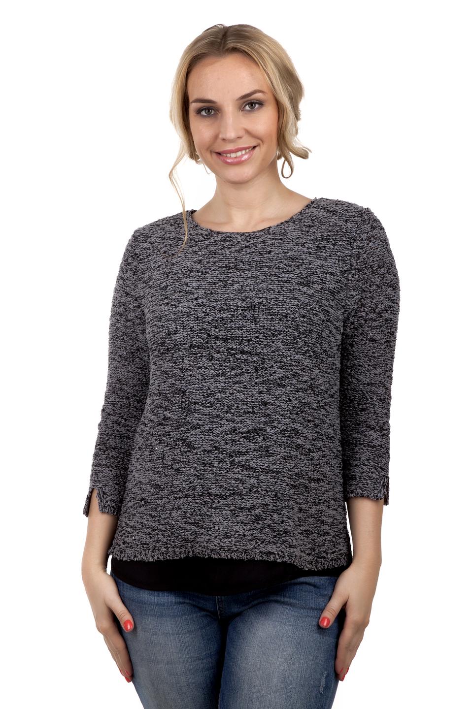 Пуловер Via Appia меланж с рукавом 3/4