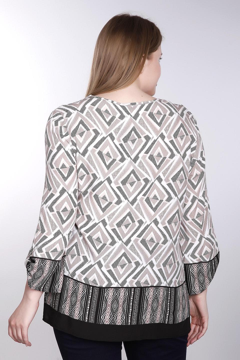 Блуза Lebek с геометрическим принтом