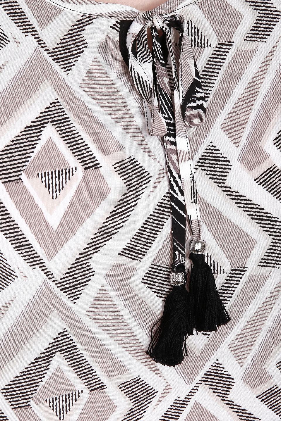 Блуза Lebek с геометрическим принтом