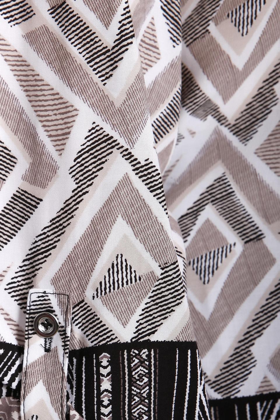 Блуза Lebek с геометрическим принтом