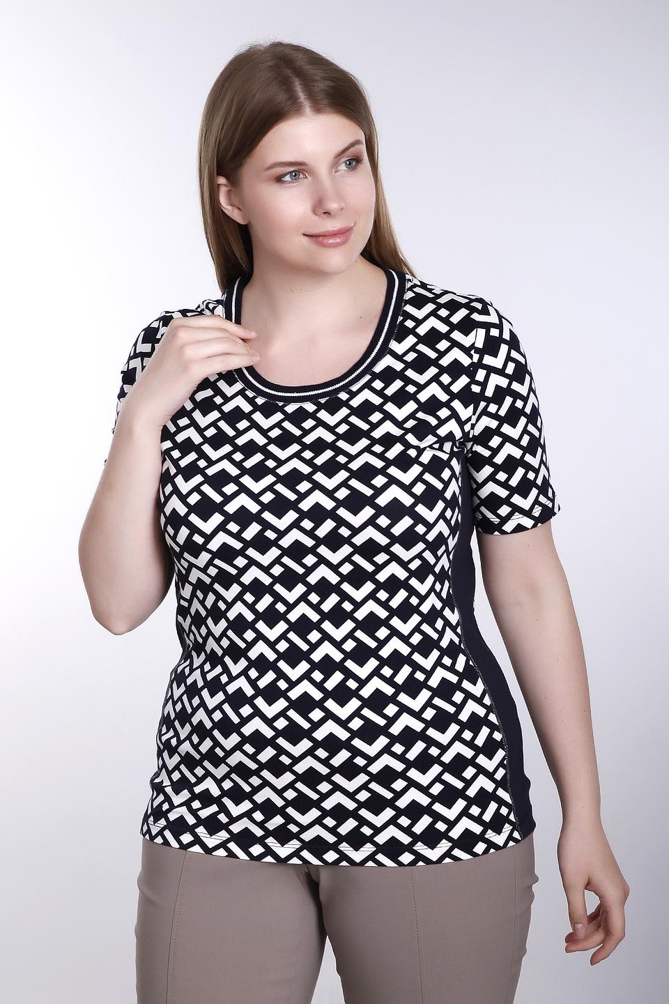 Футболка Via Appia с геометрическим принтом