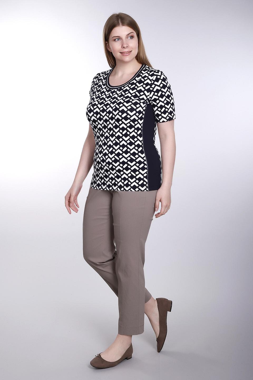 Футболка Via Appia с геометрическим принтом