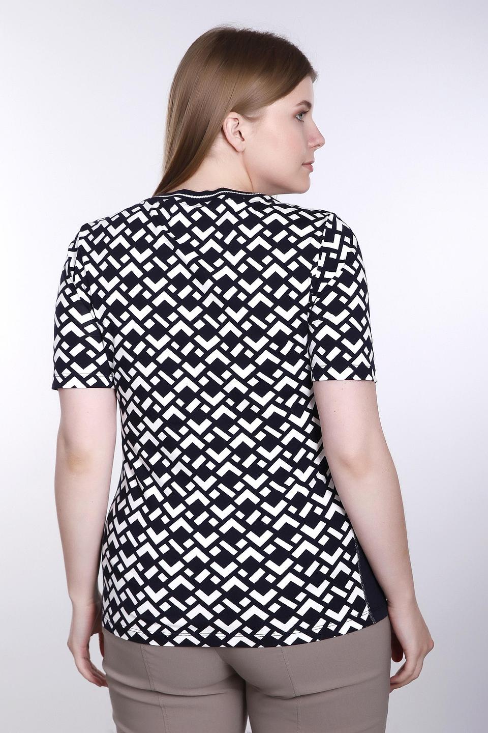 Футболка Via Appia с геометрическим принтом