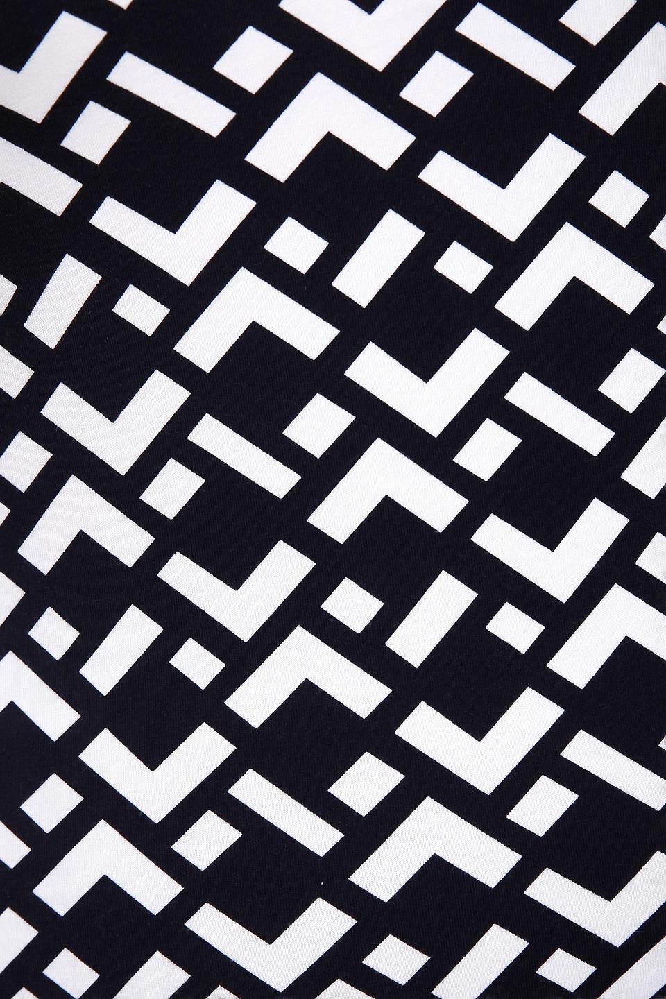 Футболка Via Appia с геометрическим принтом