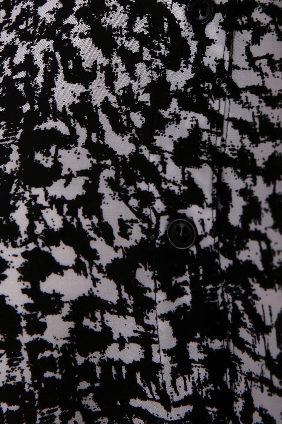 Блуза Samoon с принтом чёрно-белый