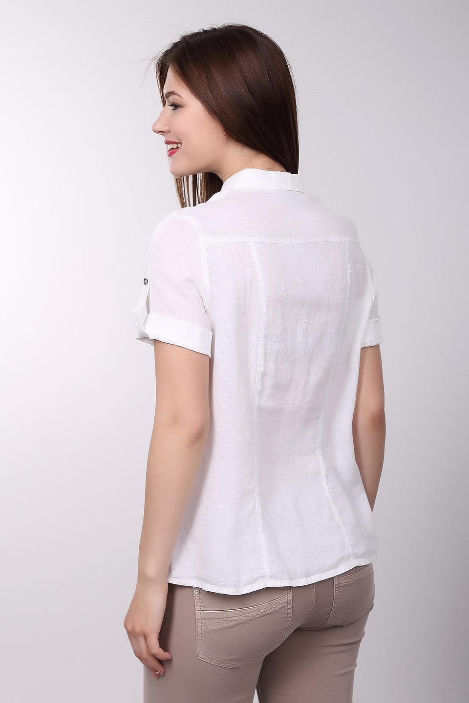 Блуза Lebek белая 100% лен