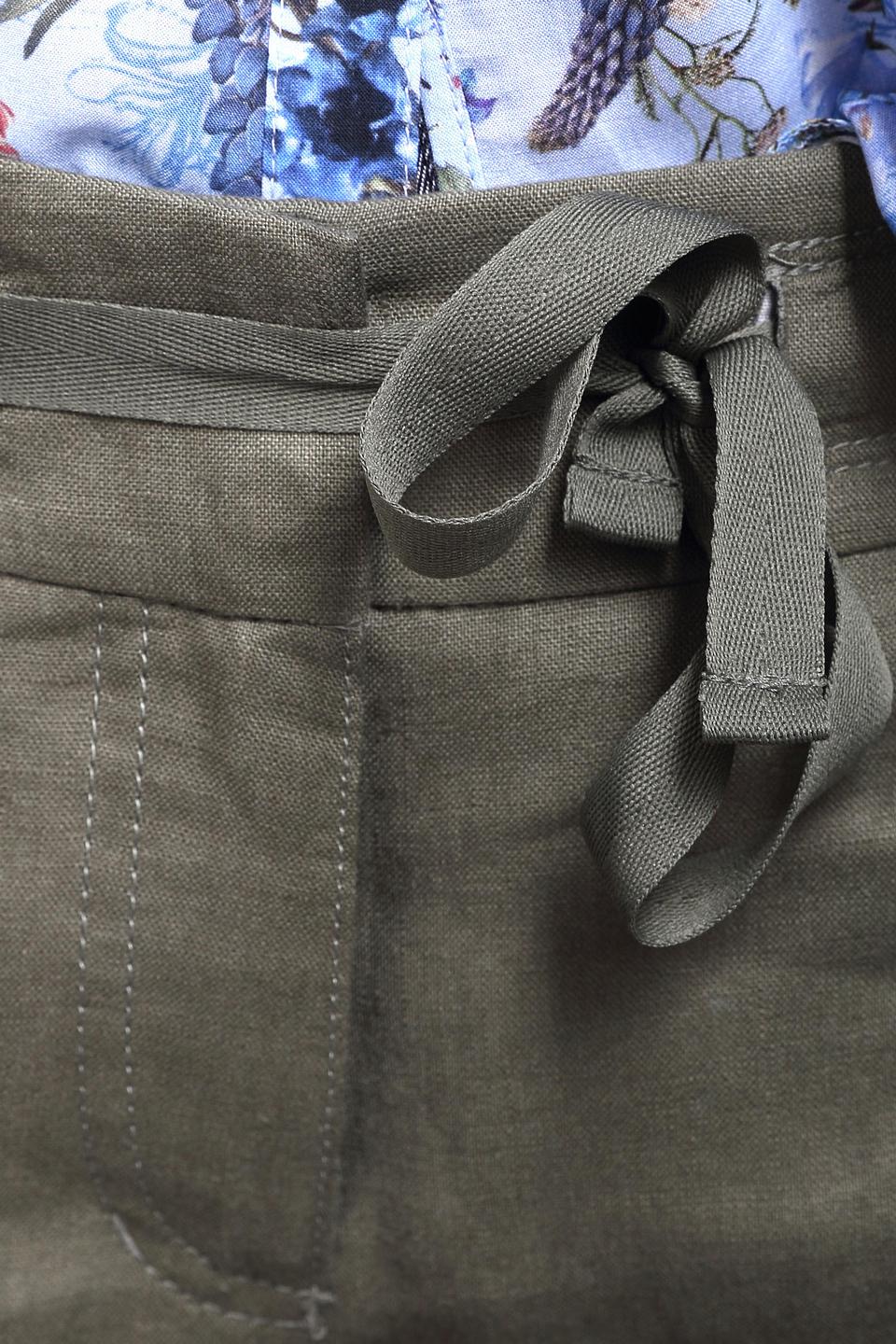 Брюки Gerry Weber хаки с завязками