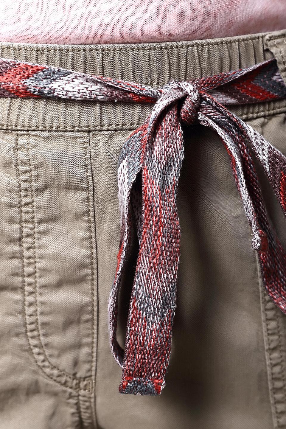 Брюки Taifun хаки с поясом