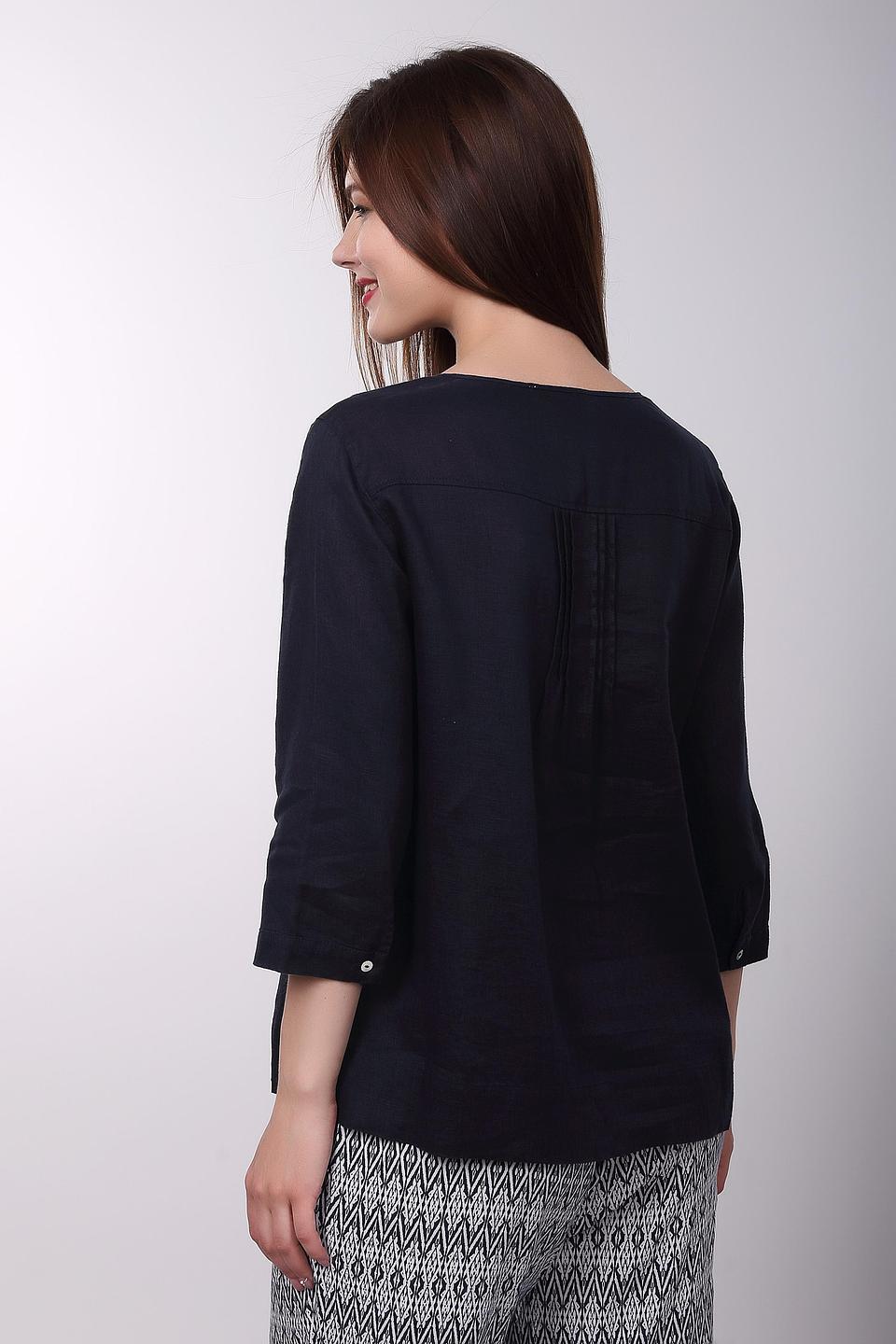 Блуза Gerry Weber черная с вышивкой