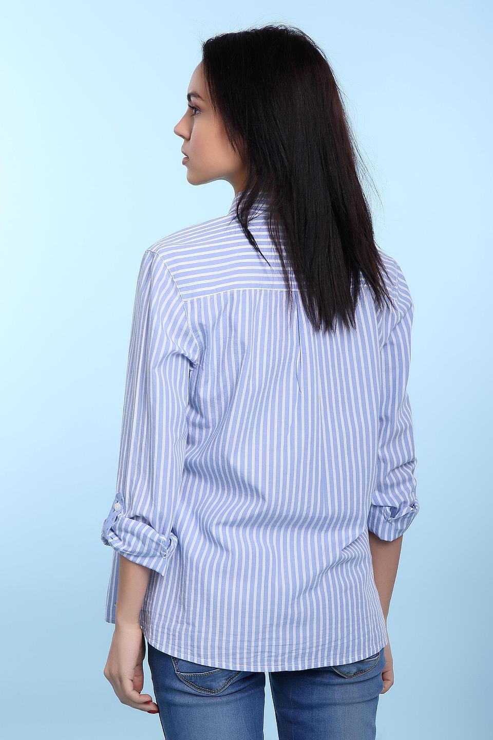 Рубашка s.Oliver в полоску голубую