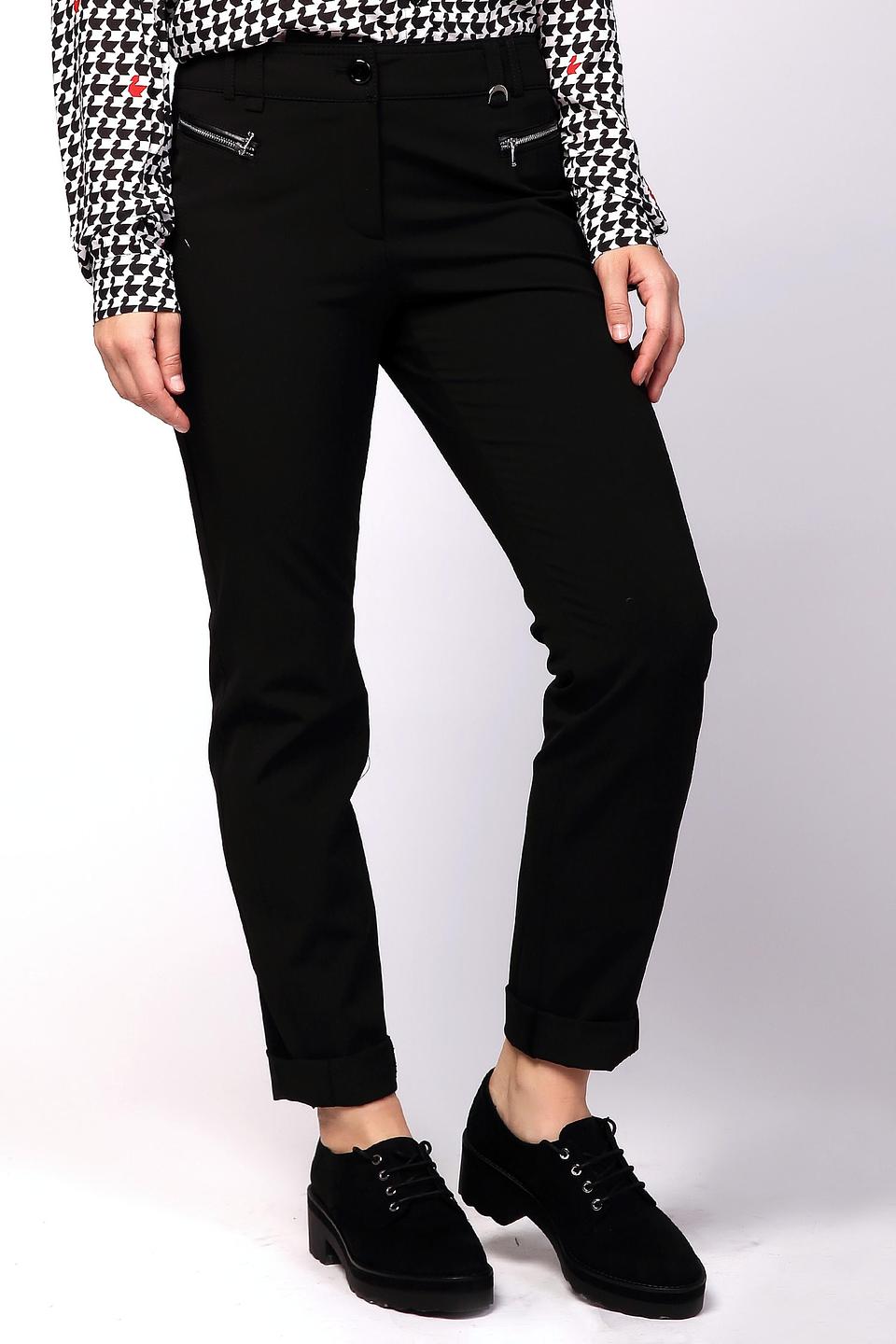 Чёрные брюки Gerry Weber с молниями