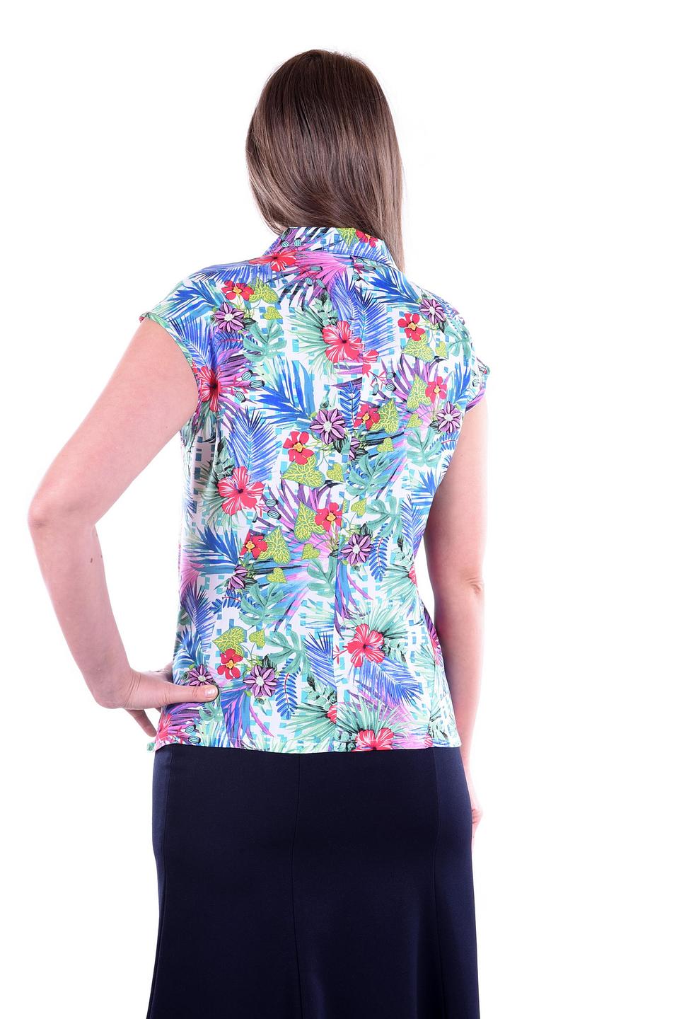 Блузка OLBE, разноцветный цветочный принт