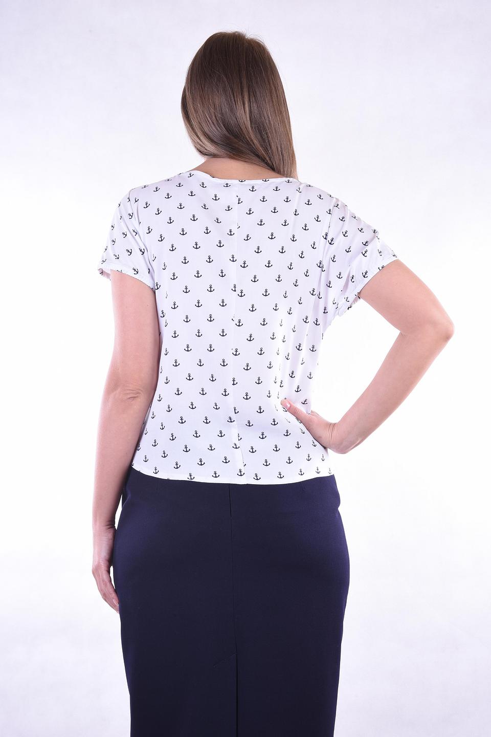 Блуза OLBE с принтом якоря