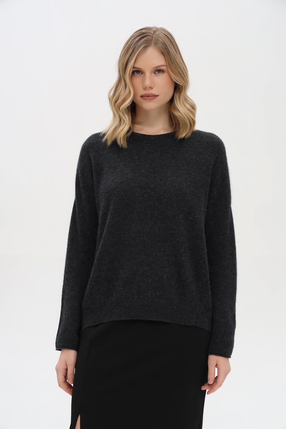 Пуловер Just Valeri кашемир графитовый