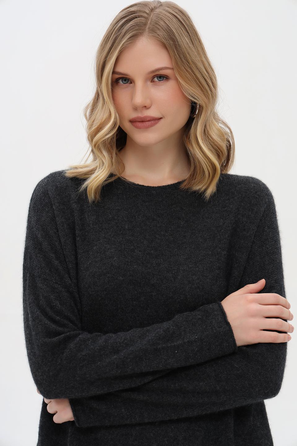 Пуловер Just Valeri кашемир графитовый