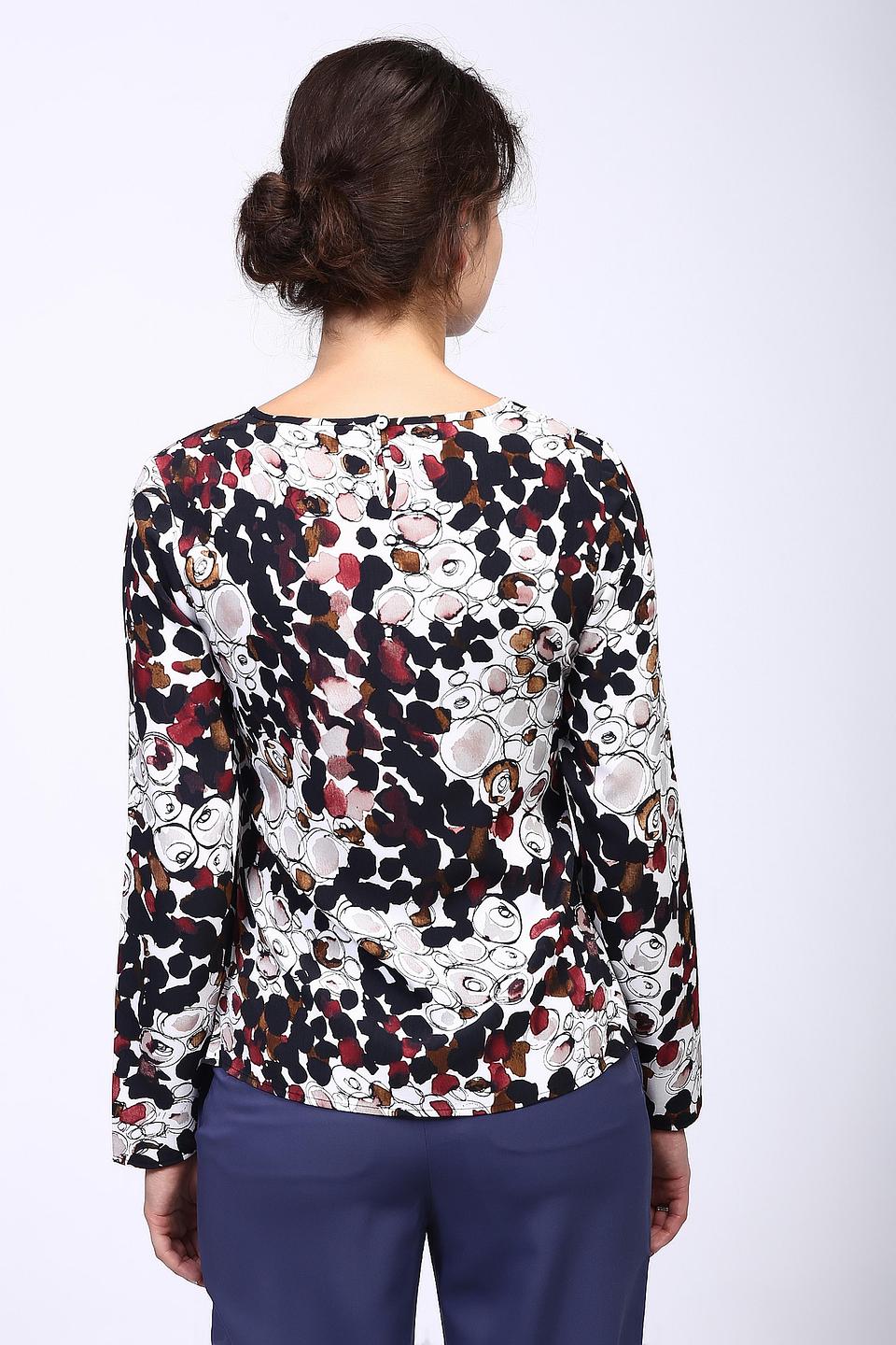 Блуза Just Valeri с абстрактным принтом