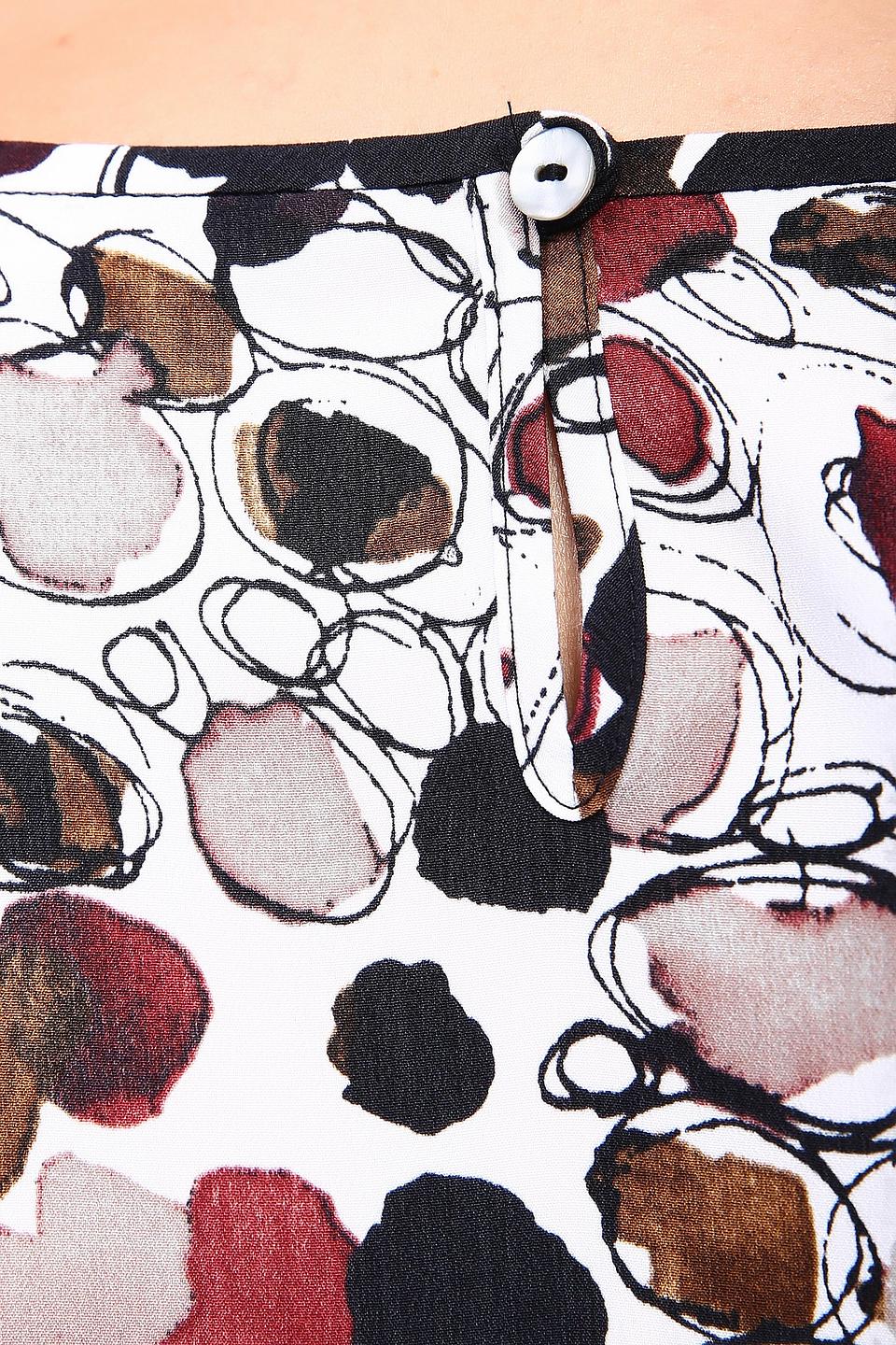 Блуза Just Valeri с абстрактным принтом