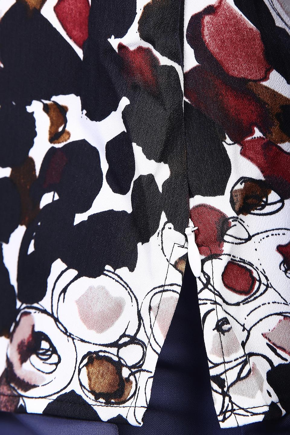 Блуза Just Valeri с абстрактным принтом