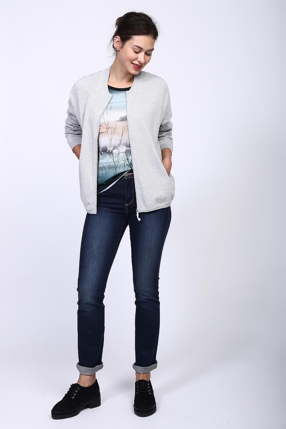 Жакет Gerry Weber серый меланж