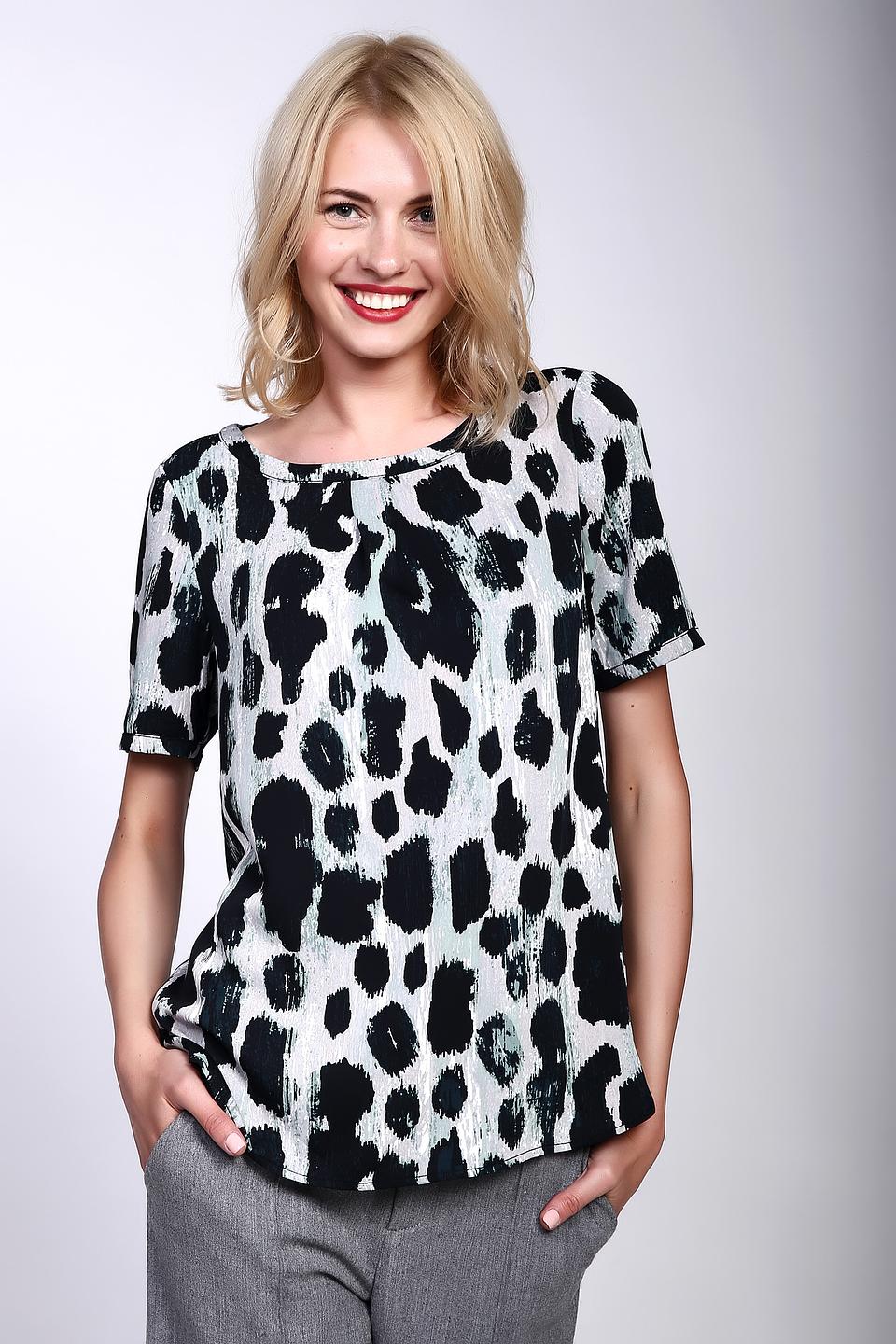 Блуза Comma с леопардовым принтом