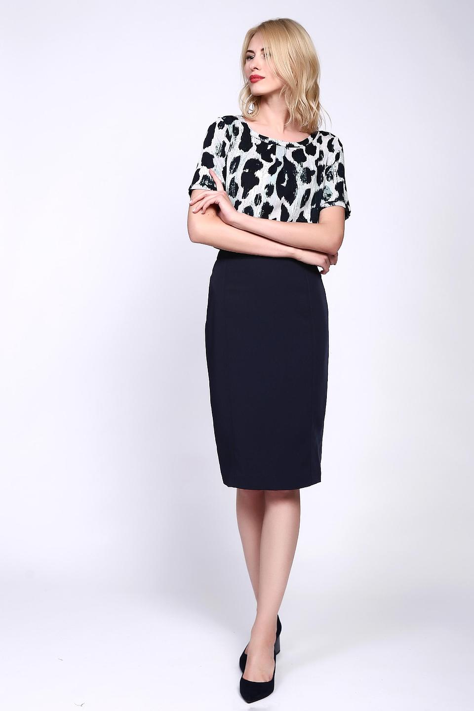 Блуза Comma с леопардовым принтом