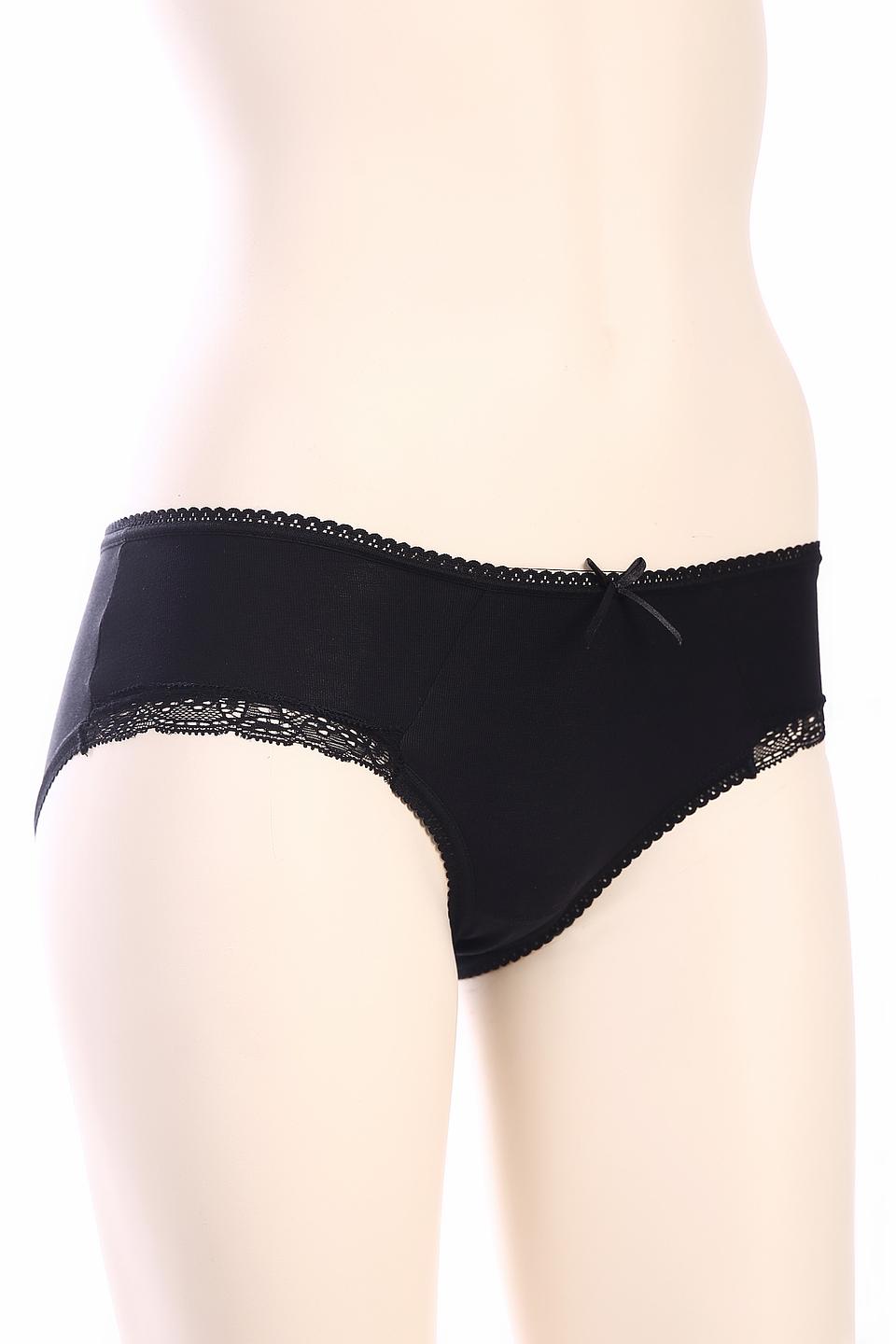 Трусы Intri чёрные с кружевом