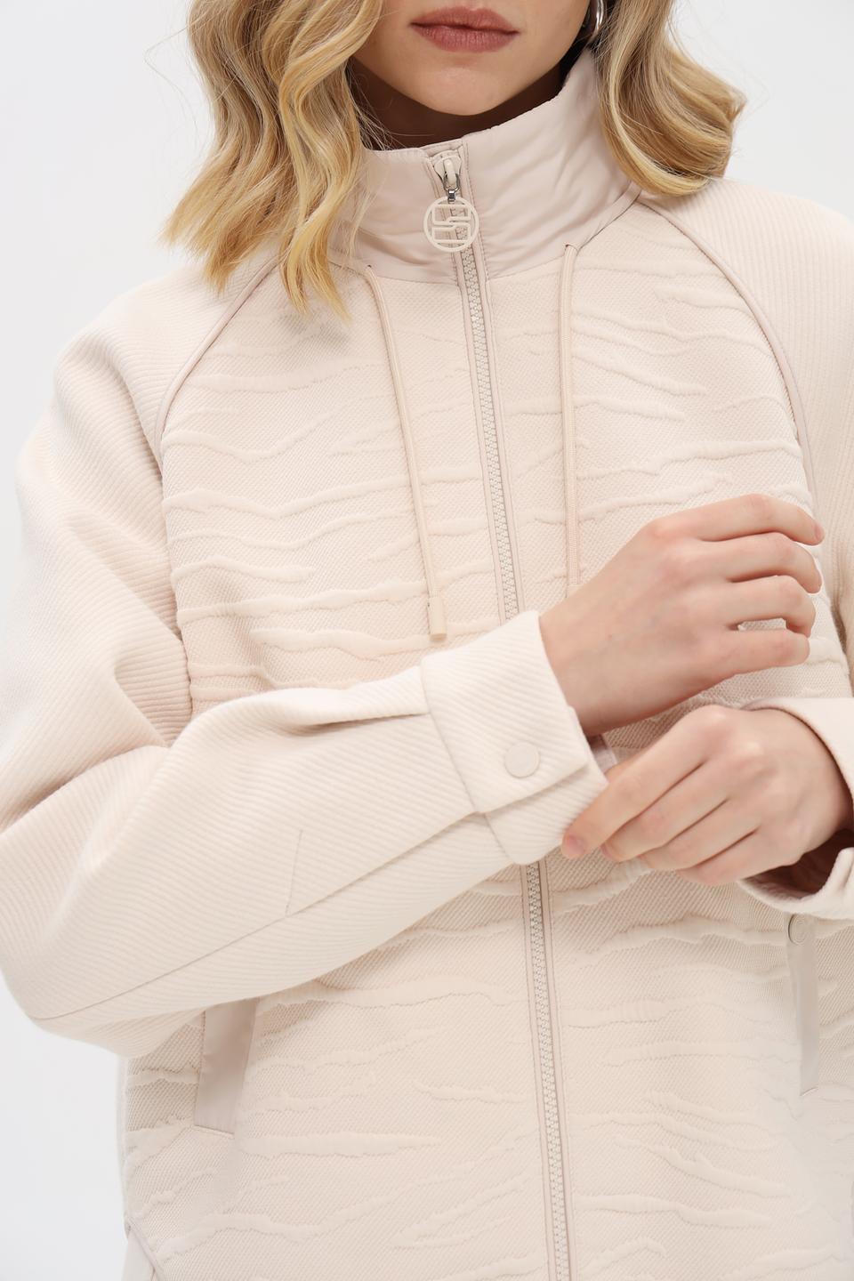 Жакет Marc Cain стеганый бежевый