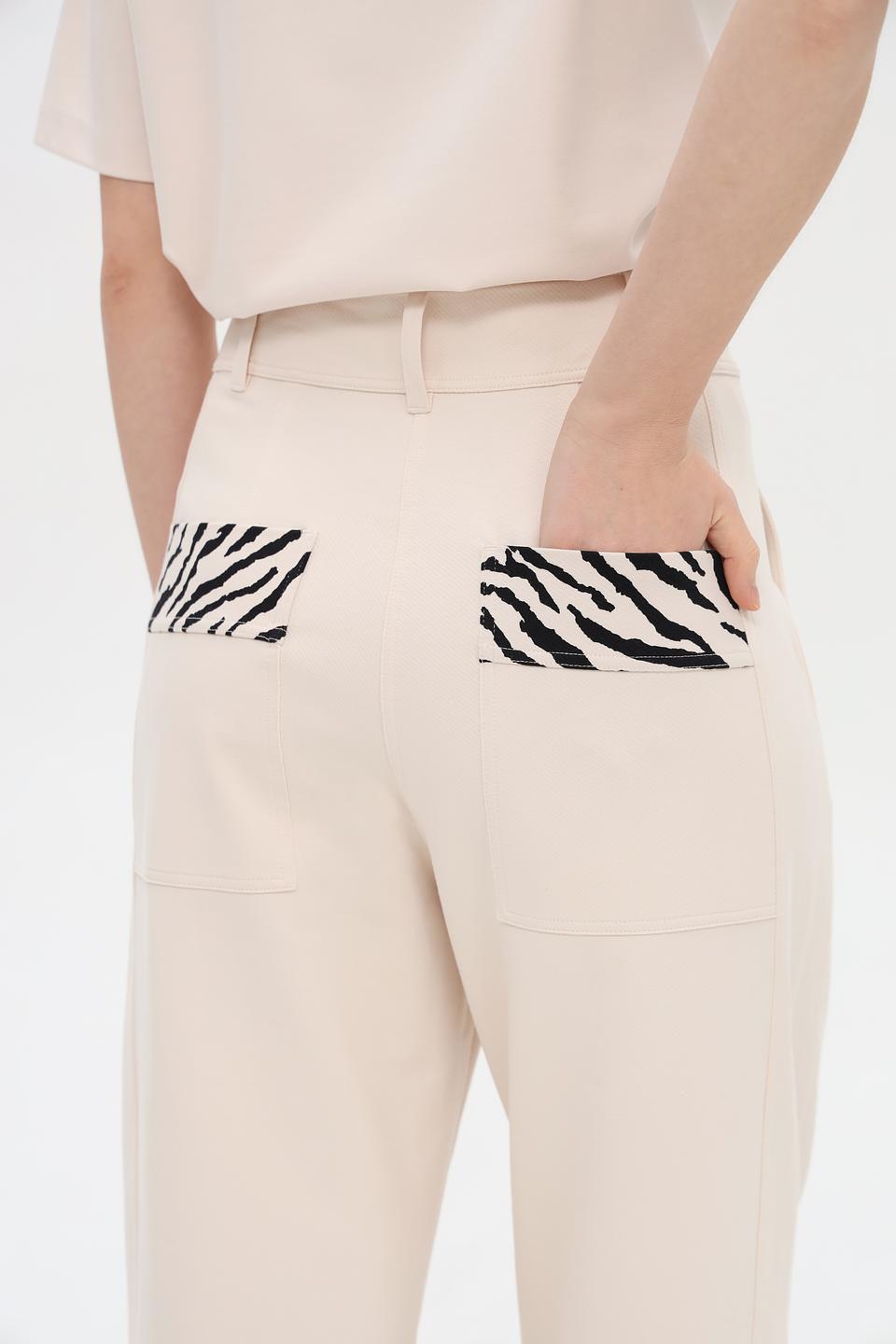 Брюки классические Marc Cain бежевые