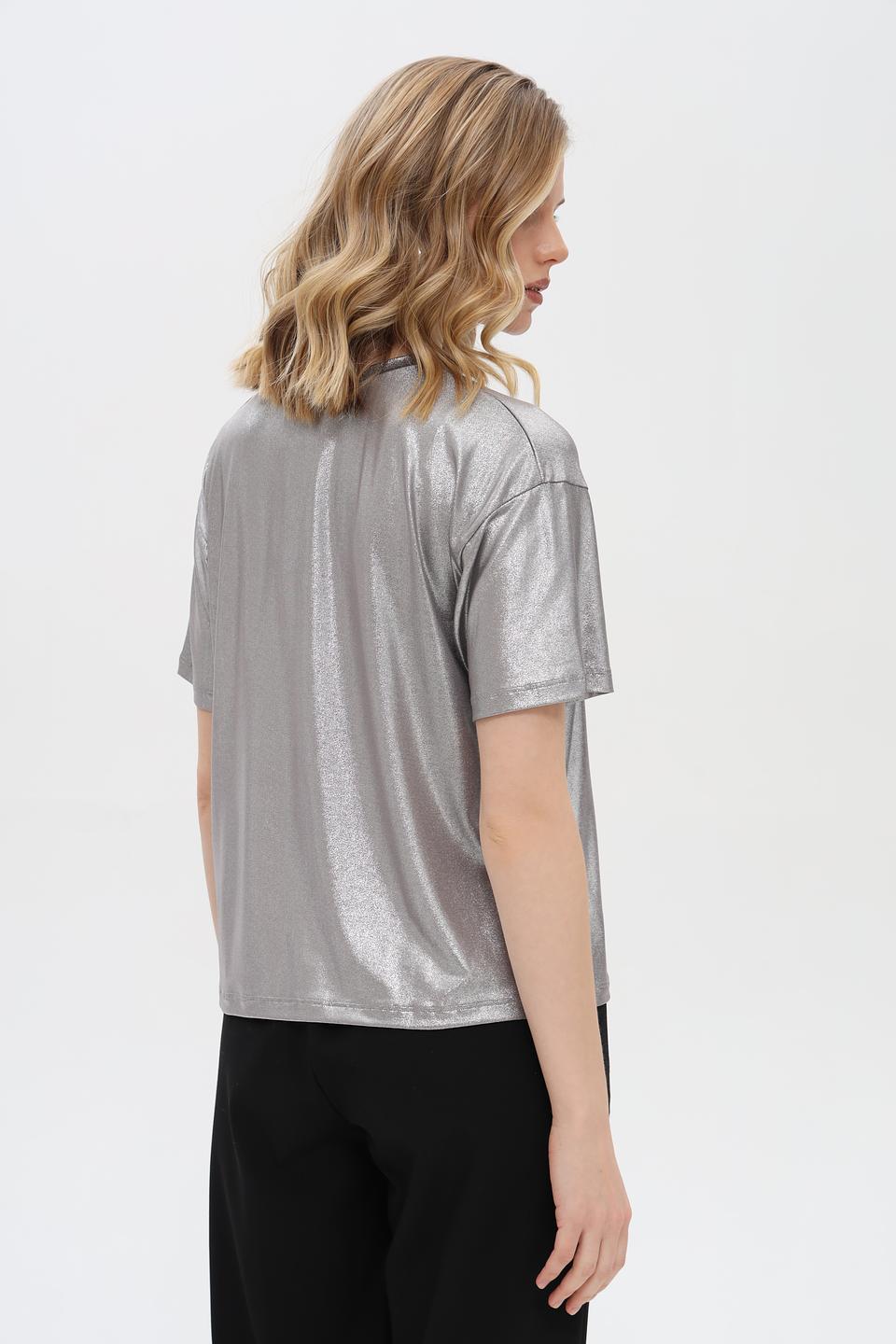 Футболка Penny Black серебристая