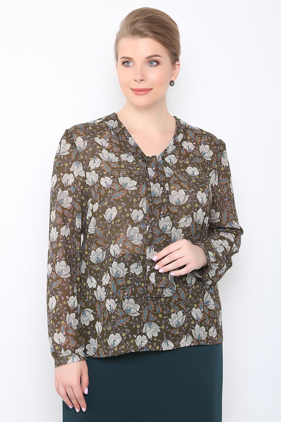 Блуза Horosha с цветочным принтом
