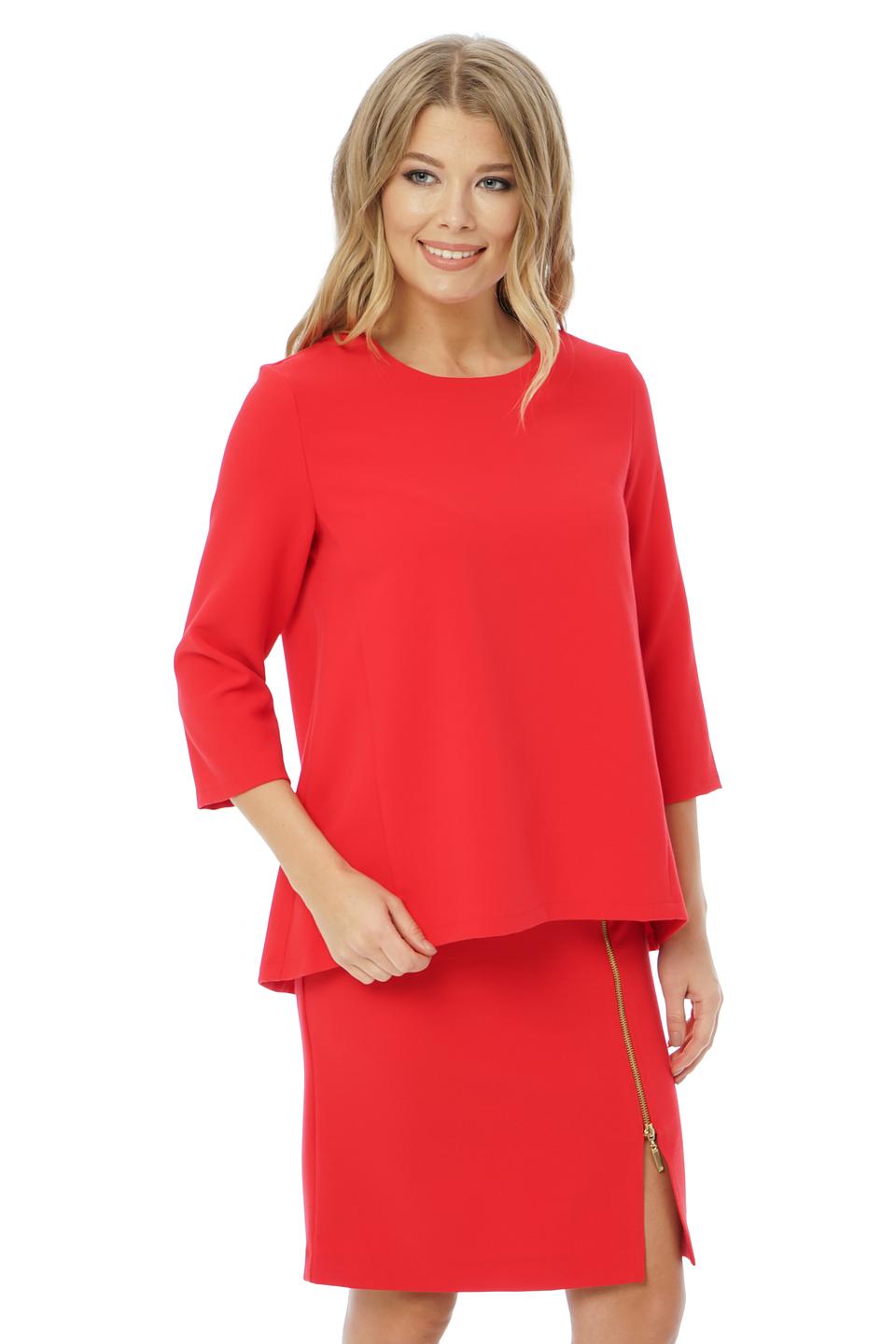 Блуза Gloss красная с 3/4 рукавом