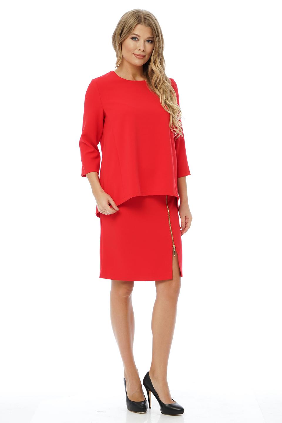 Блуза Gloss красная с 3/4 рукавом
