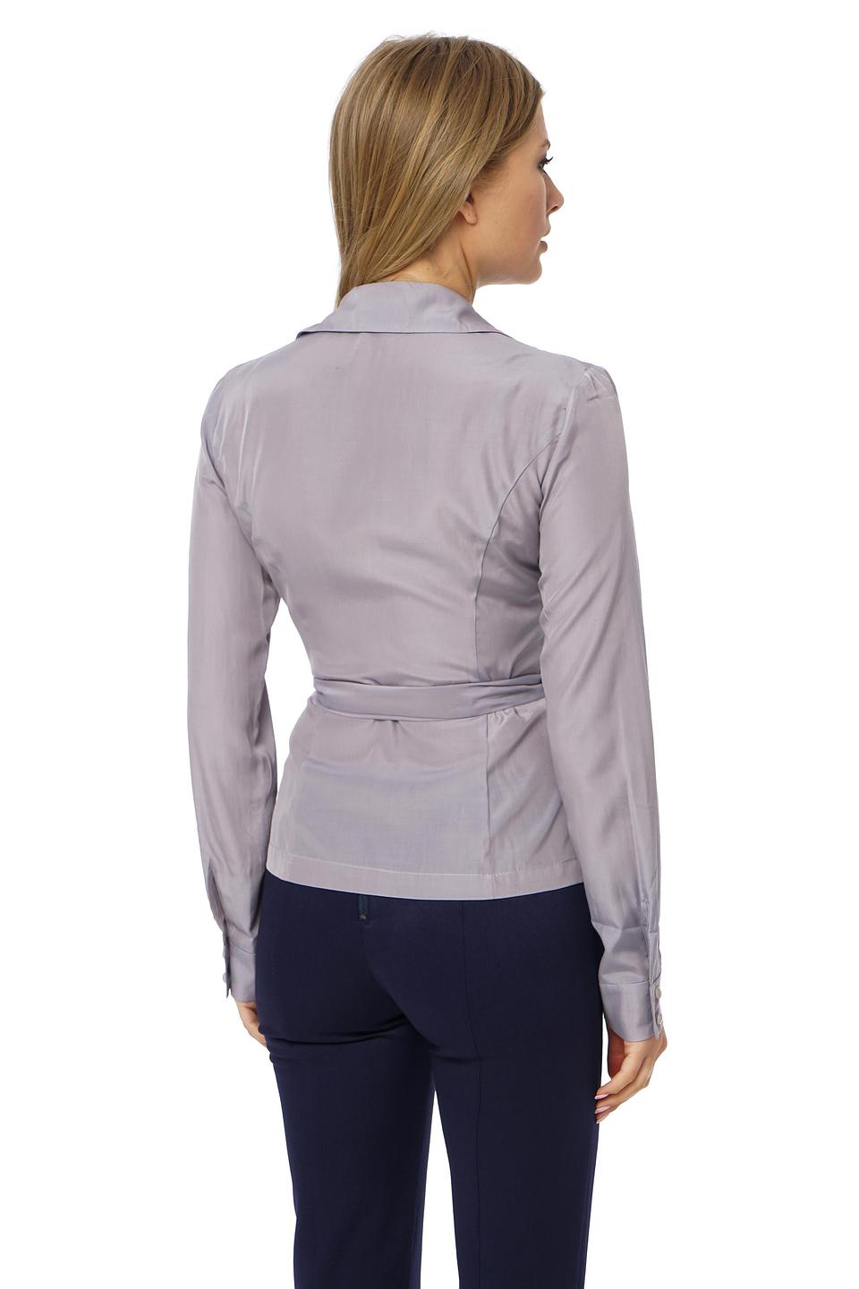 Блуза Gloss с запахом лавандовая