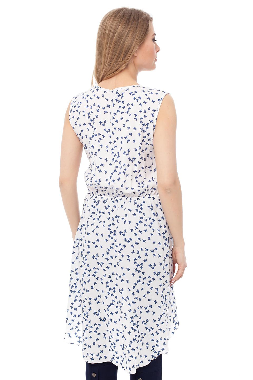 Блуза Gloss с принтом, белый