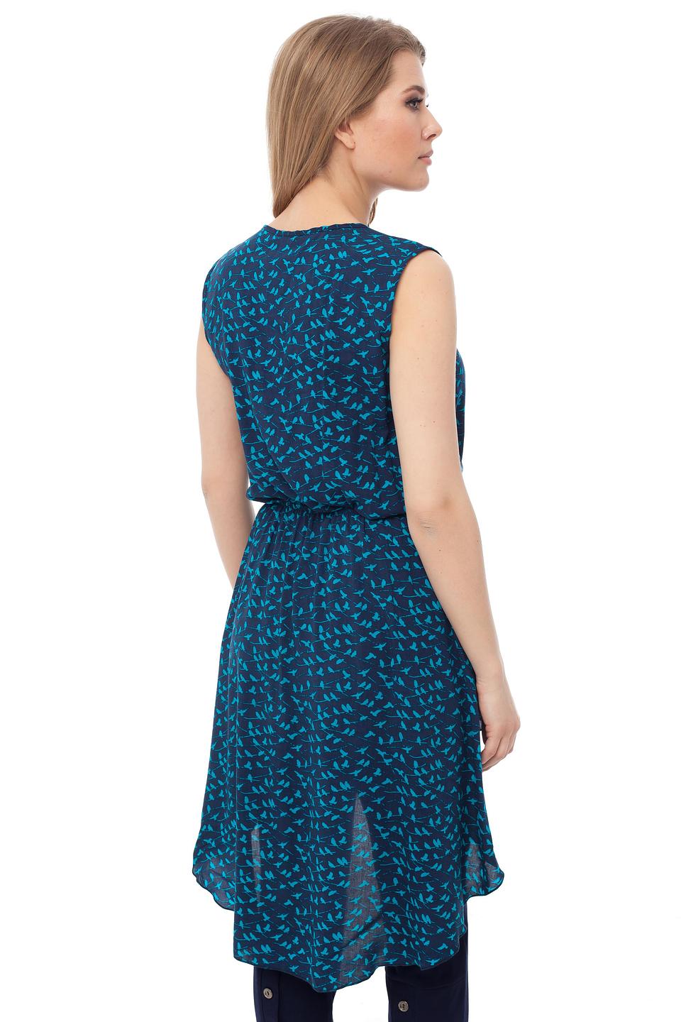 Блуза Gloss с принтом, бирюзовая