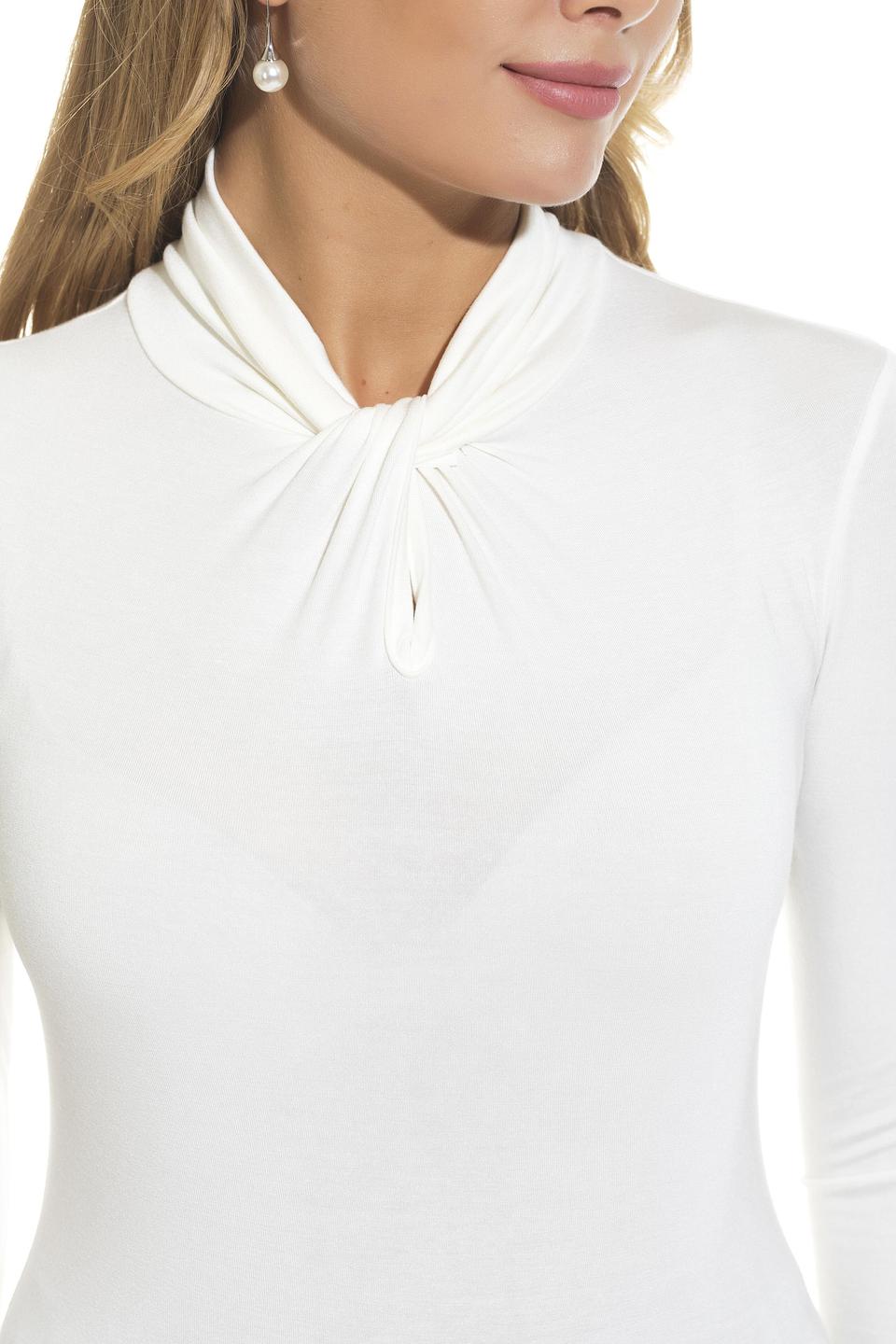 Блуза Gloss с завязкой белая