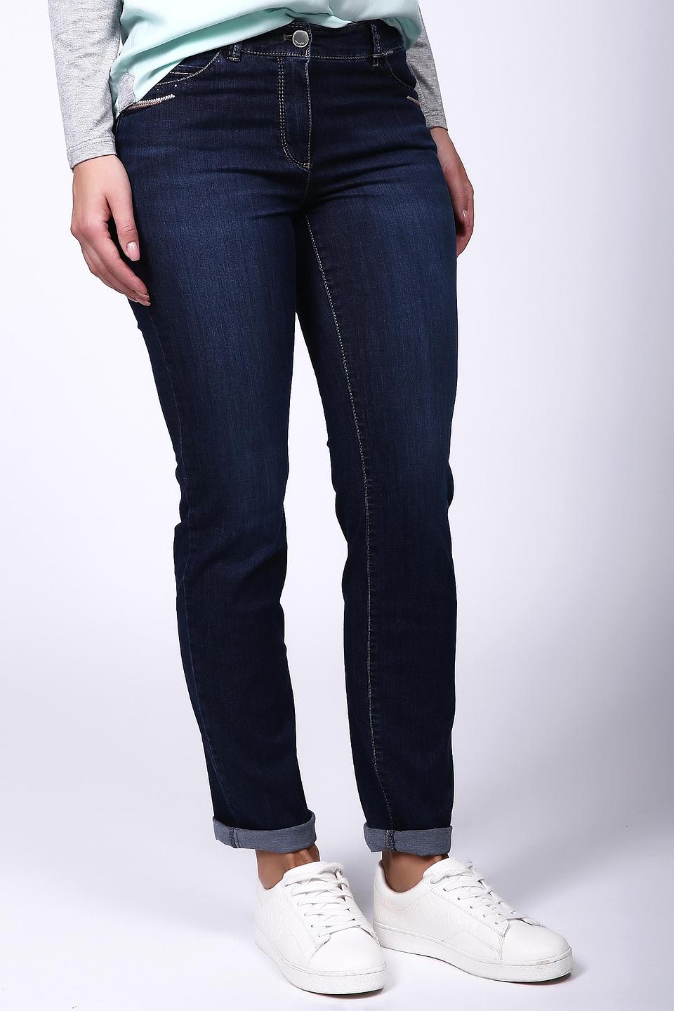 Джинсы Gerry Weber синие со стразами