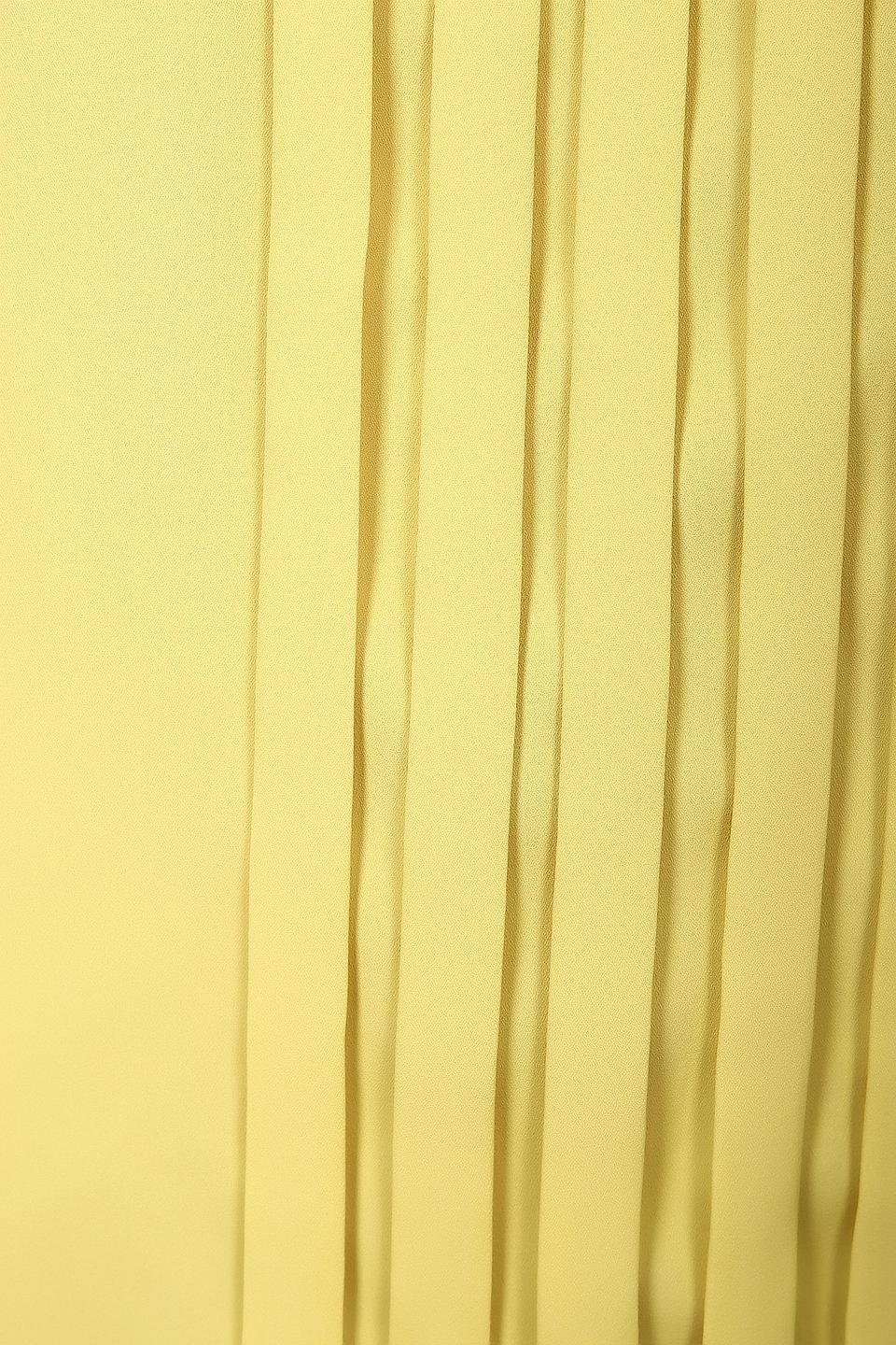 Блуза Pezzo жёлтая с драпировкой