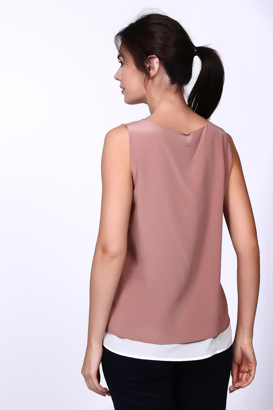 Топ Set шелковый пудровый
