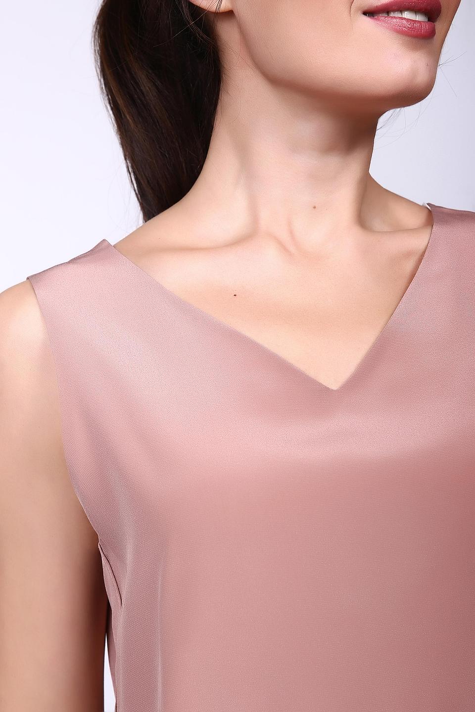 Топ Set шелковый пудровый