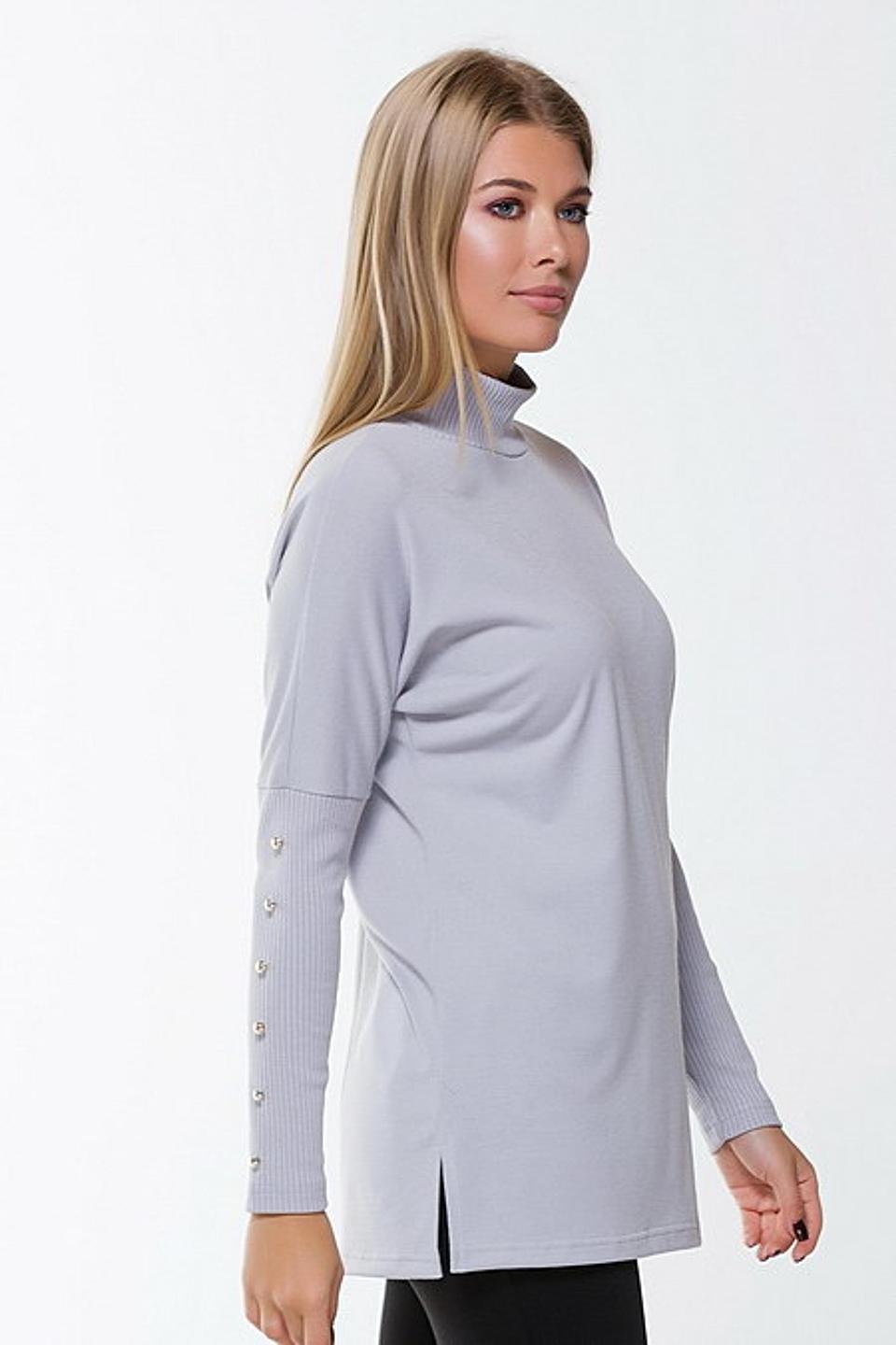 Блуза Remix серая с декором