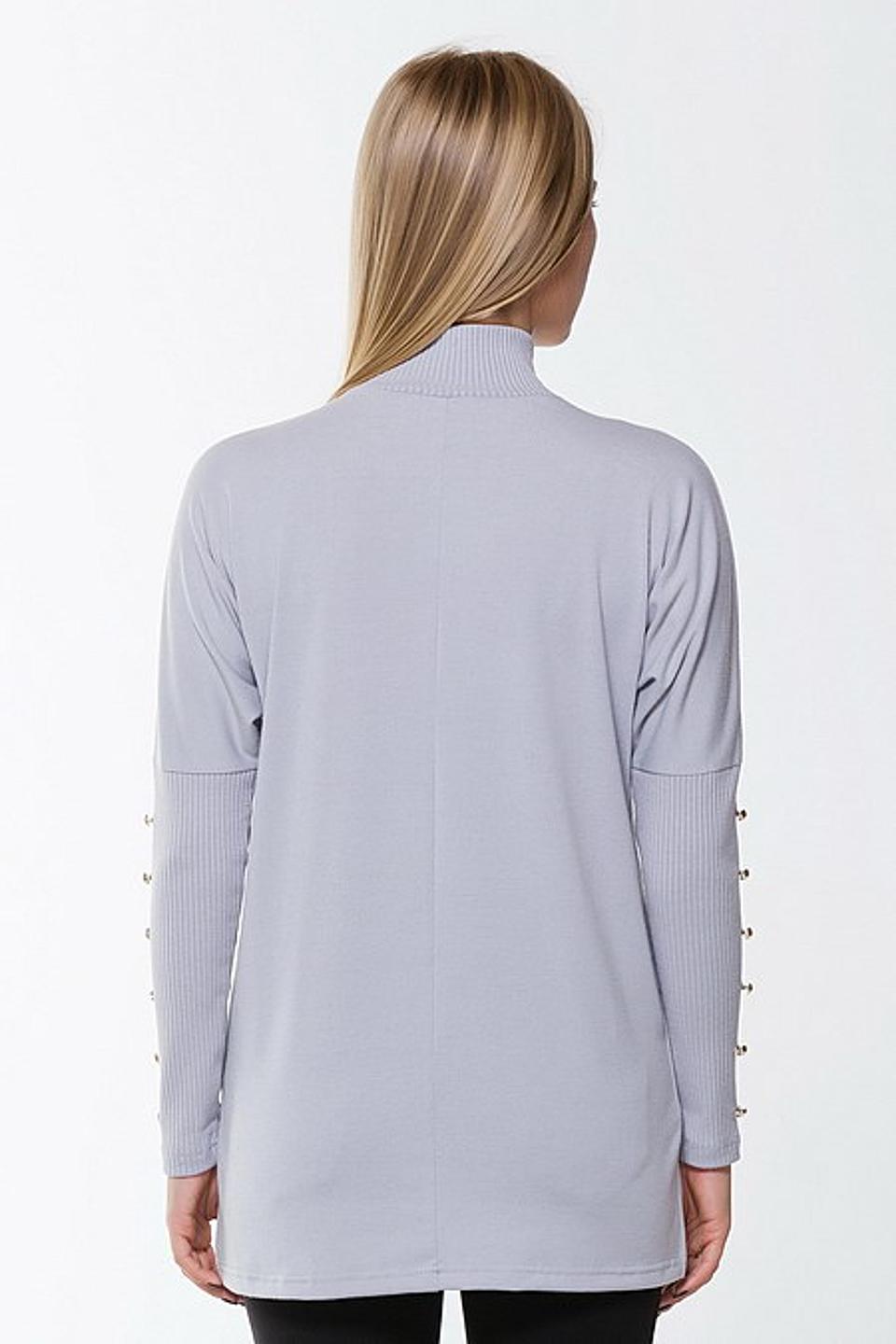Блуза Remix серая с декором