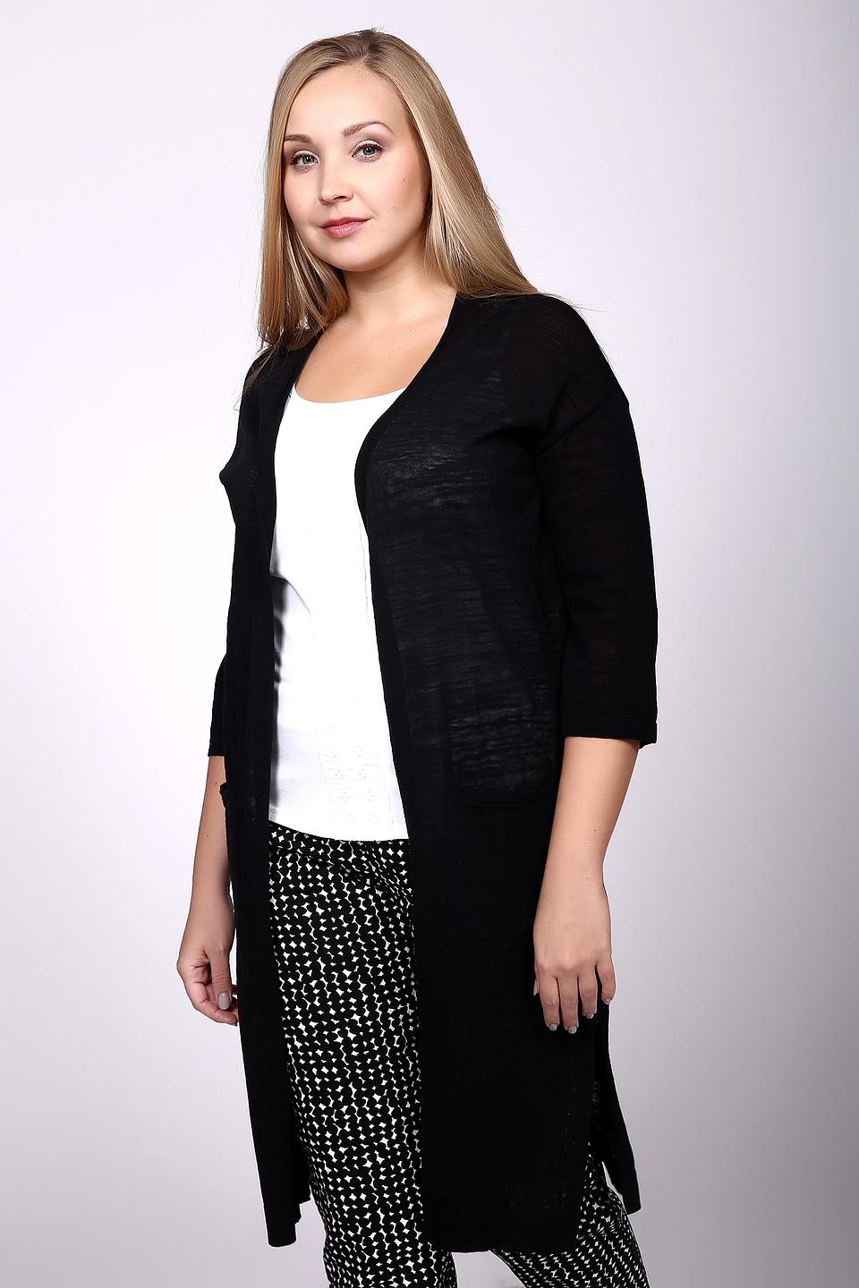 Жакет Gerry Weber черный удлиненный