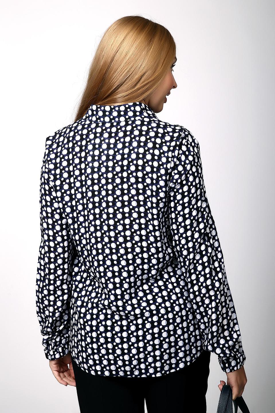 Блузка Gerry Weber в горох, синяя