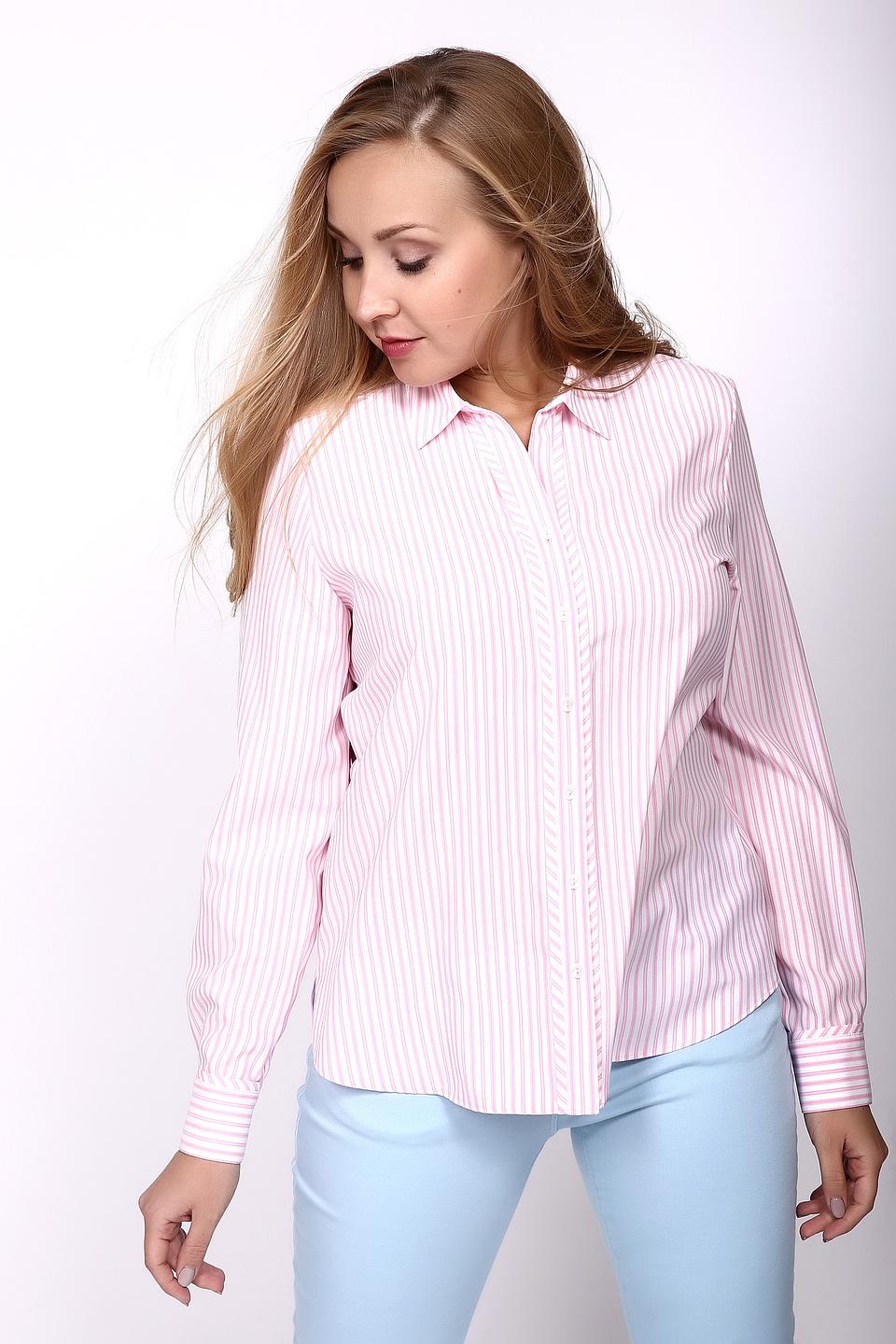 Блуза Erfo в розовую полоску