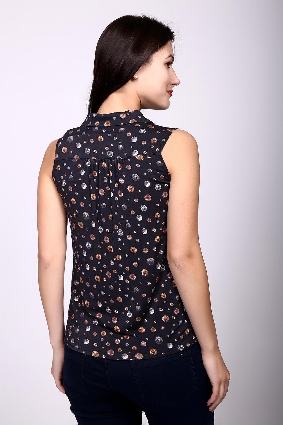 Блуза Just Valeri без рукавов с принтом