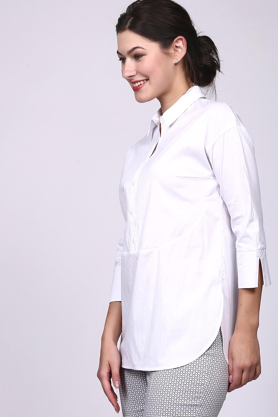 Блуза Betty and Co белая с карманом