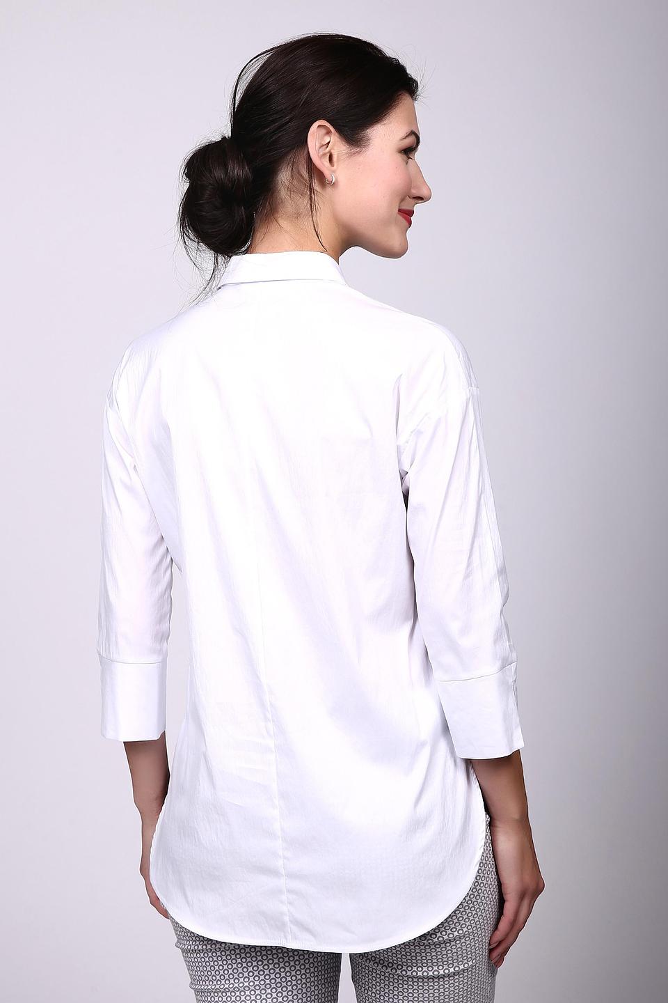 Блуза Betty and Co белая с карманом