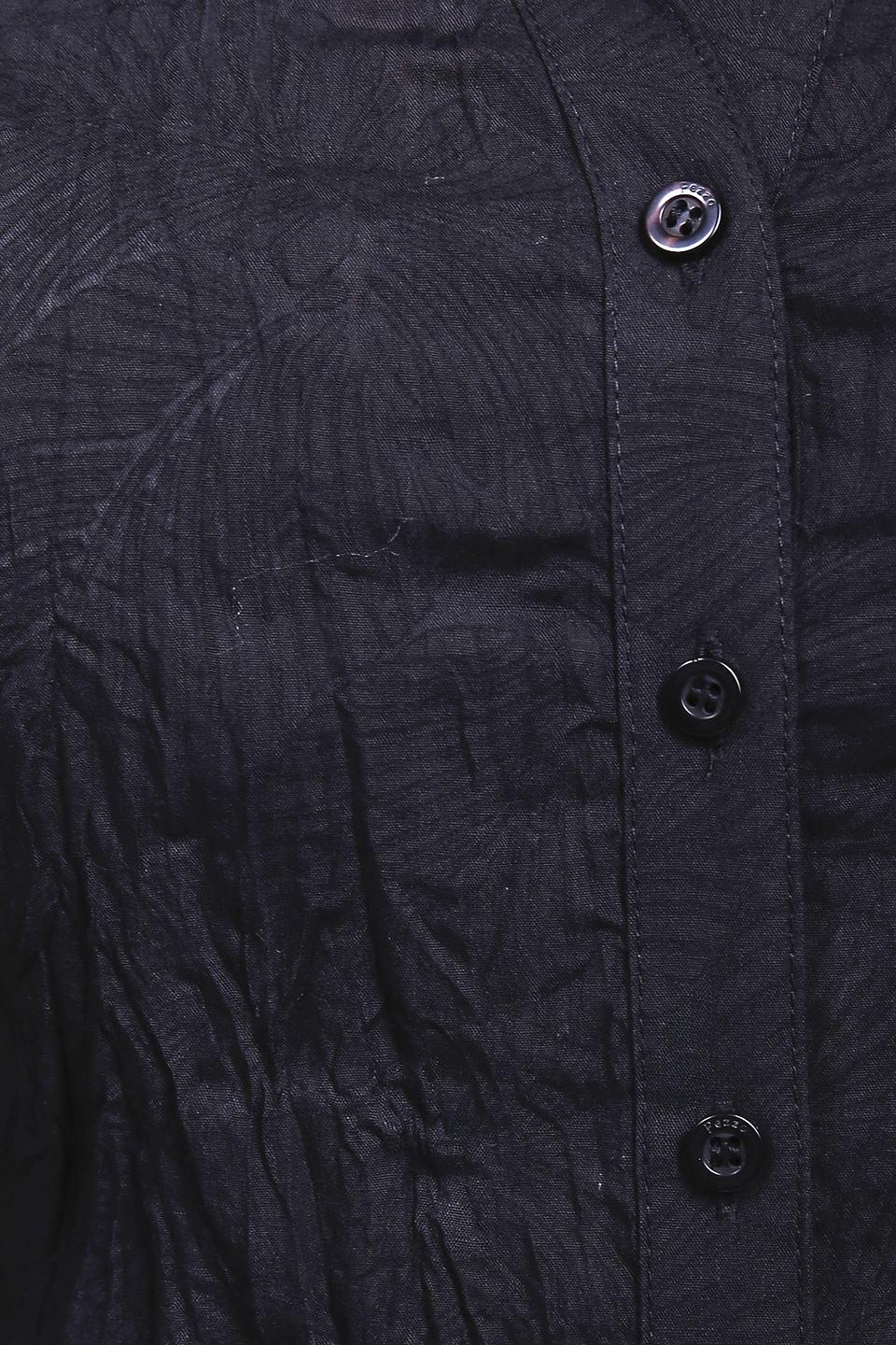 Блуза Pezzo чёрная с драпировкой